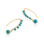 עגילי ריינבו כדורי טורקיז (6078940053685)